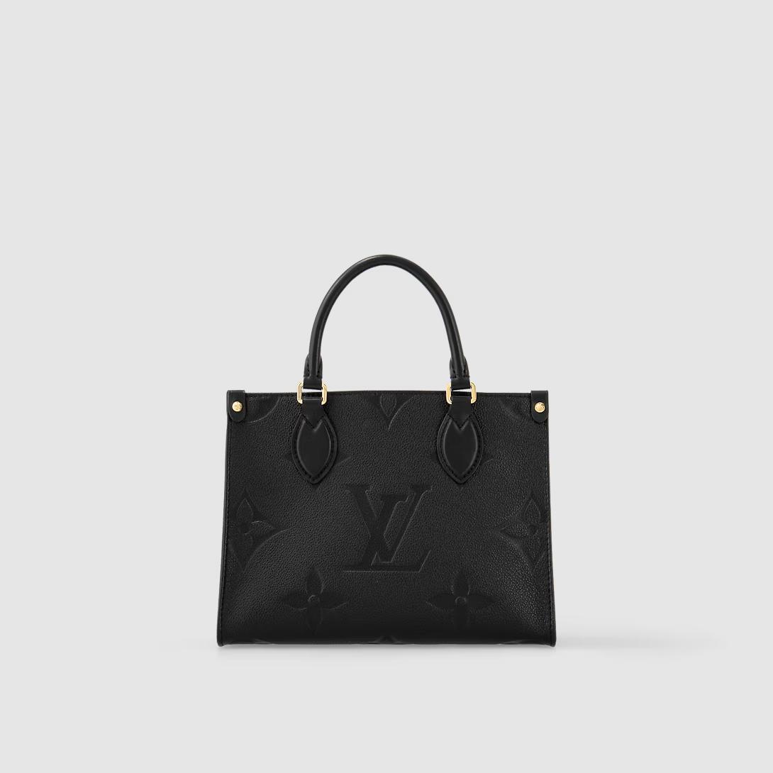 Túi Louis Vuitton Onthego Pm Monogram Empreinte Nữ Đen